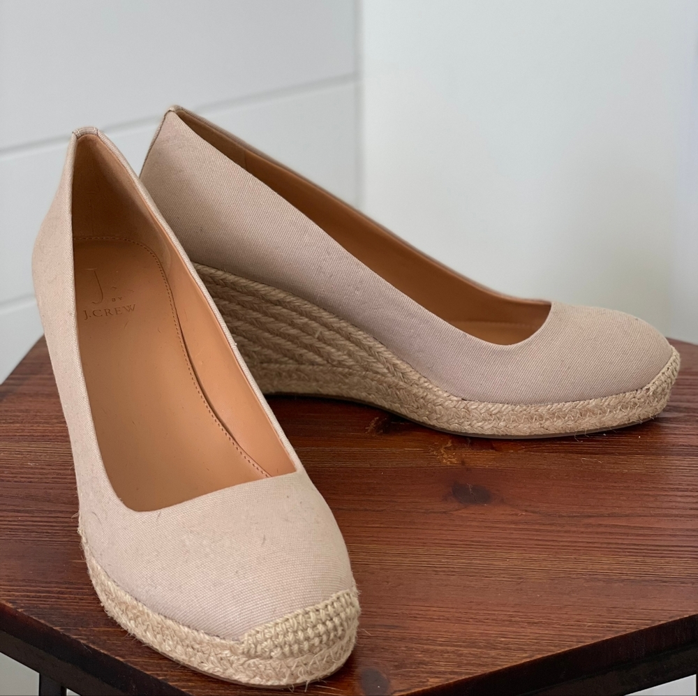Jcrew espadrille wedges